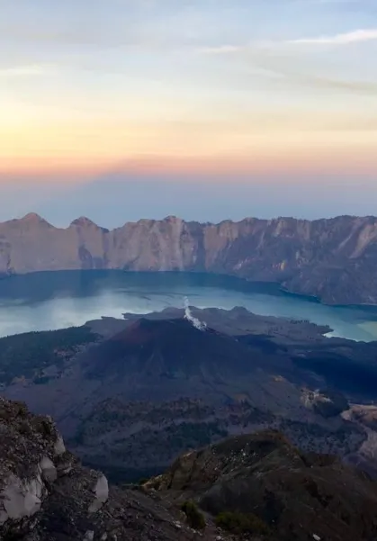 mount rinjani, lombok, indonesia