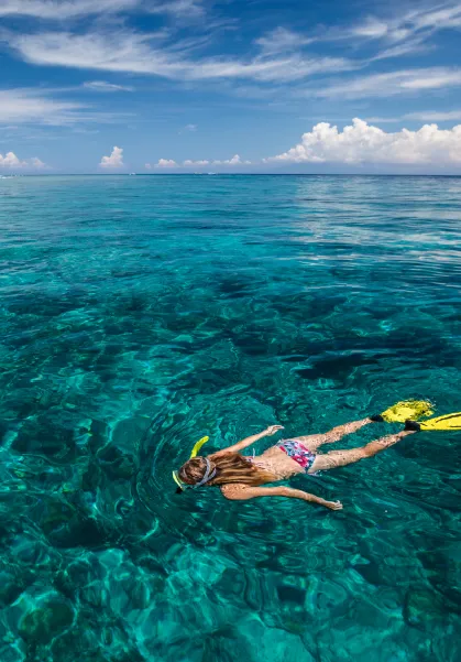 snorkeling at gili trawangan